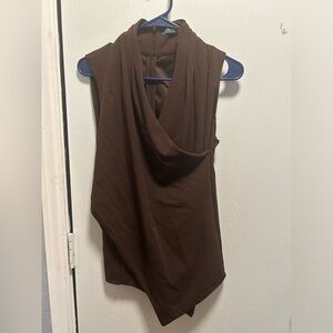 Ralph Lauren Chocolate Sleeveless Top